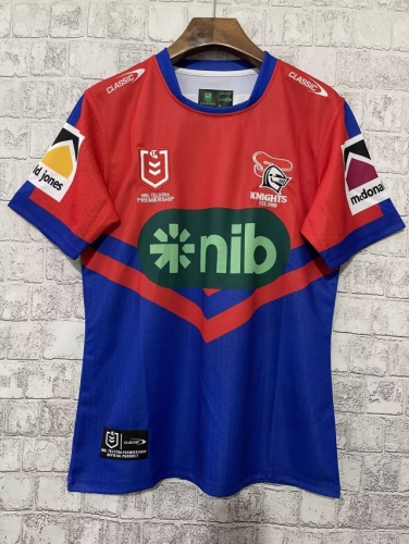 2023 Doncaster Knights Home Blue & Red Thailand Rugby Shirts