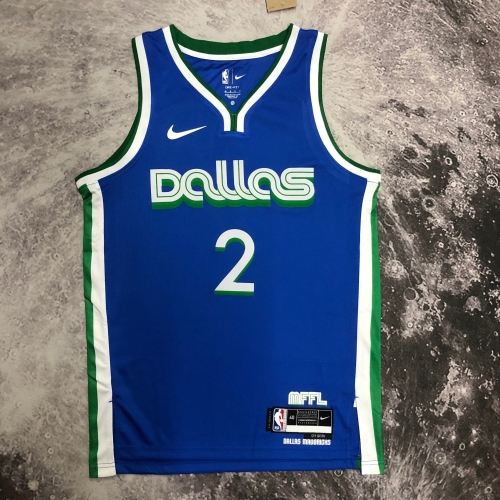 2023 Season City Version Dallas Mavericks NBA Blue #2 Jersey-311