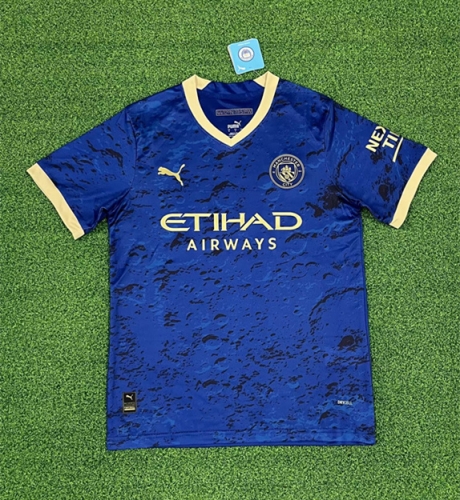 2023/24 Manchester City Blue Thailand soccer jersey AAA-07/416