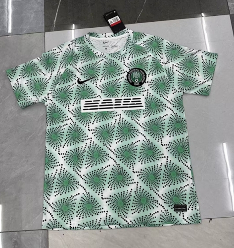 2022/23 Nigeria White & Green Thailand Soccer Training Jersey-SX