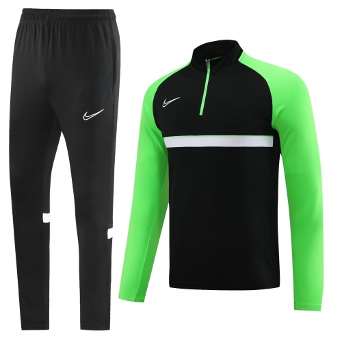 2022/23 Nik Black & Green Fashion Tracksuit Uniform-LH