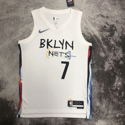 2023 Season City Version Brooklyn Nets White #7 NBA Jersey-311
