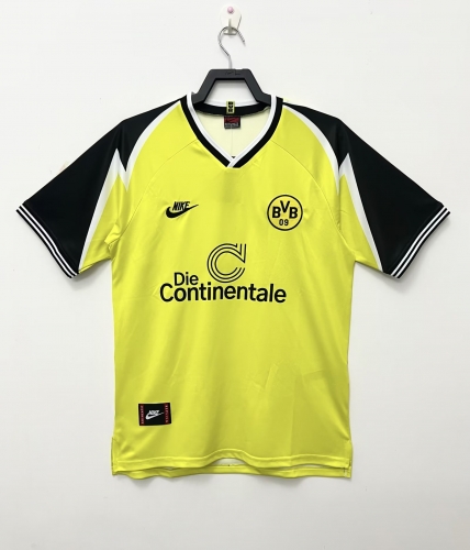 95-96 Retro Version Borussia Dortmund Fluorescent Green Thailand Soccer Jersey AAA-503/311