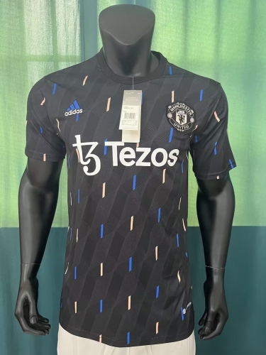 Fans 2023/24 Manchester United Black Thailand Soccer Jersey AAA-JM/416