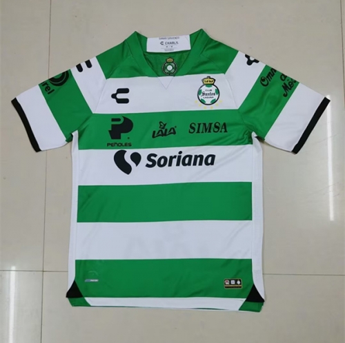 2022/23 Santos Laguna Home White & Green Thailand Soccer Jersey AAA-912/522