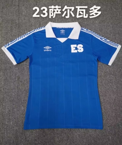 2022/23  El Salvador Home Blue Thailand Soccer Jersey-709