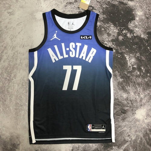 All Star 2023 Season NBA All-Star Version Light Purple #77Jersey-311