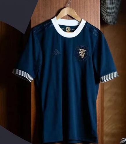 150th Commemorative Edition Scotland Blue & Black Thailand Soccer Jersey AAA-320