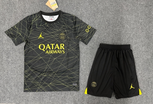 2022/23 Paris SG 3nd Away Gray & Glod  Soccer Uniform-36/315/302