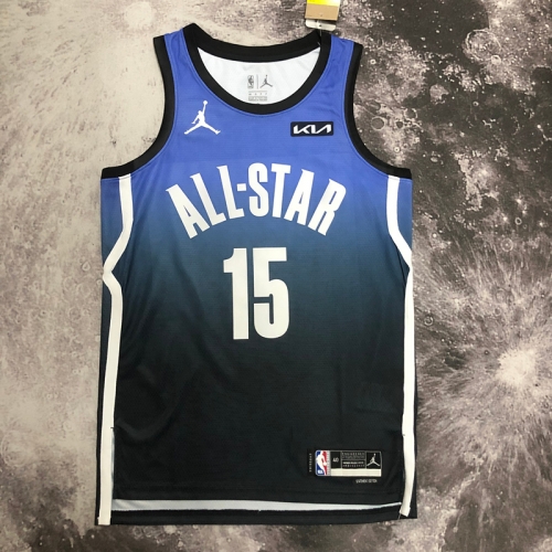 All Star 2023 Season NBA All-Star Version Light Purple #15 Jersey-311