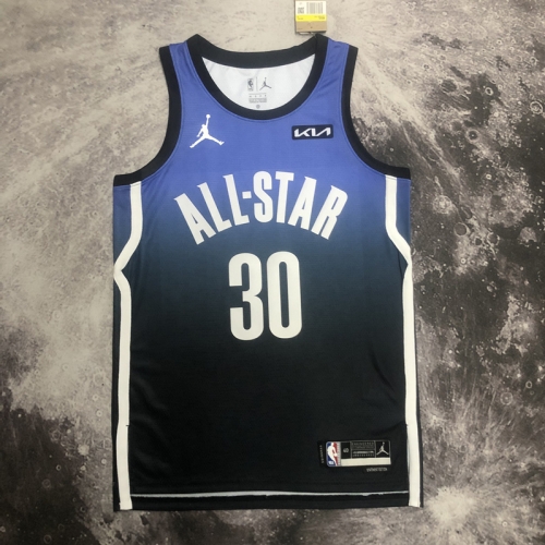 All Star 2023 Season NBA All-Star Version Light Purple #30 Curry Jersey-311