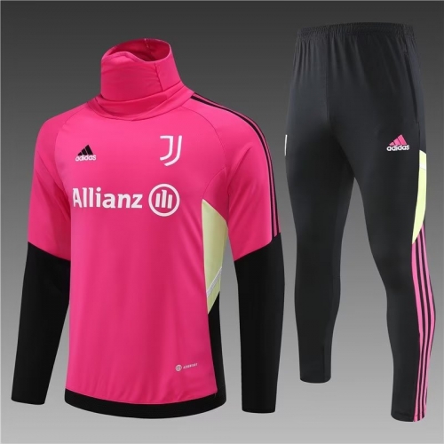 2022/23 Juventus FC Rose red Thailand Soccer Tracksuit Uniform-801