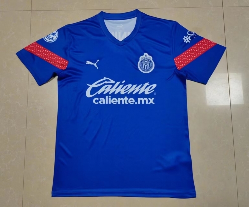2022/23 Deportivo Guadalajara Blue Training Thailand Soccer Jersey AAA-809/47