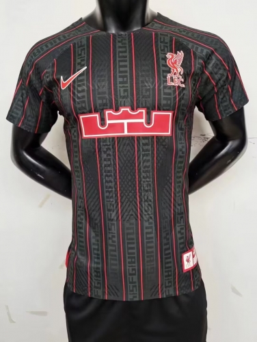 Player Jonited Version 22023/24 Liverpool Black & Red Thailand Soccer Jersey AAA-308/PF/MY