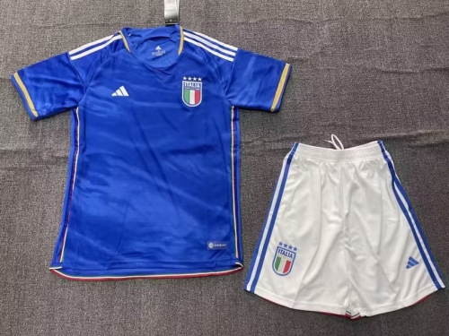 2023/24 Italy Home Blue Soccer Uniform-516/315/KS