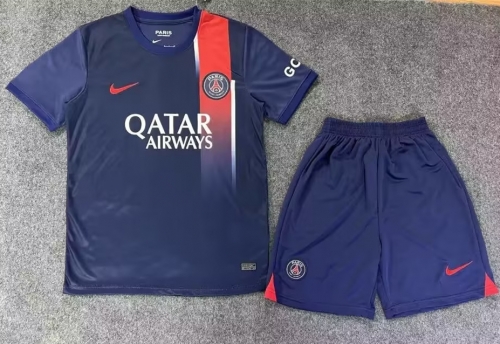 2023/24 Paris SG Home Royal Blue Soccer Uniform-315