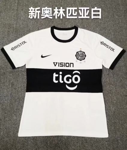 2023/24 Olimpia White Thailand Soccer Jersey AAA-709