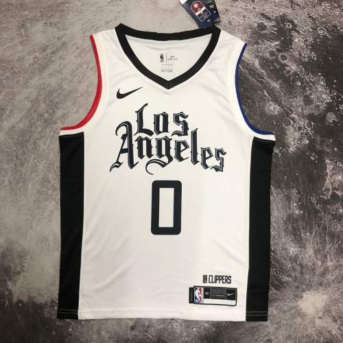 Latin Version 2022 Los Angeles Clippers White #0 Jersey-311