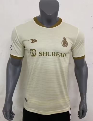 2022/23 Al-Nassr FC 2nd Away Yellow Thailand Soccer Jersey AAA-PF/AD/416