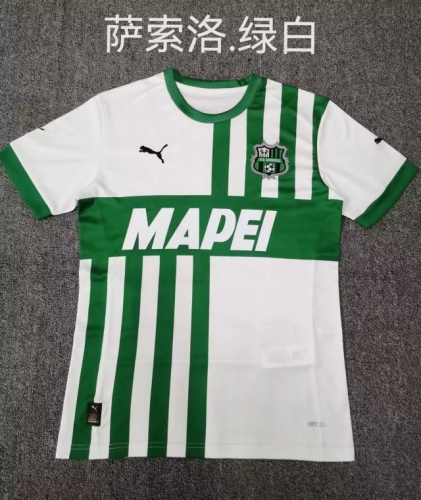 2023/24 US Sassuolo Calcio Away White&Green Thailand Soccer Jersey AAA-709