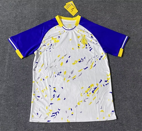 2023/24 Al-Nassr FC White Thailand Soccer Jersey AAA-711