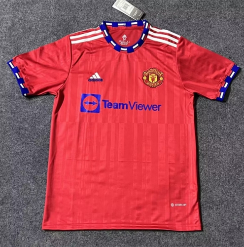 2023/24 Special Version Manchester United Cai Blue Thailand Soccer Jersey AAA-PF