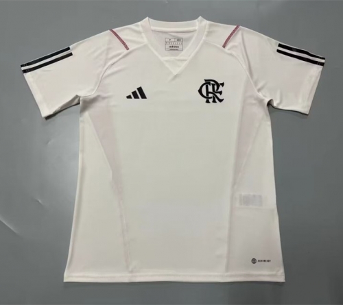 2023/24 CR Flamengo White Thailand Soccer Training Jersey-908/07