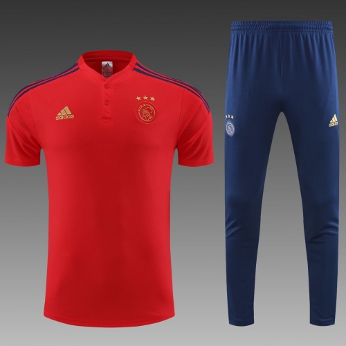 2023/24 Ajax Red Thailand Polo Uniform-PO