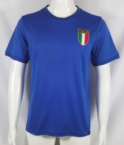 70 Retro Version Italy Home Blue Thailand Soccer Jersey AAA-503