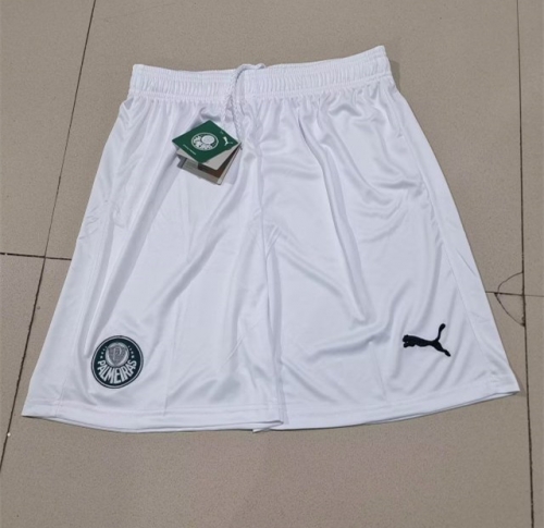 2023/24 Palmeiras Home White Thailand Soccer Shorts-315