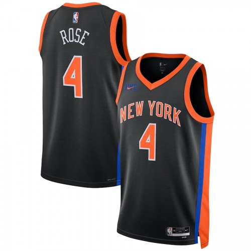 2023 Season City Version New York Kinicks V Collar NBA Royal Blue #4 Jersey-311