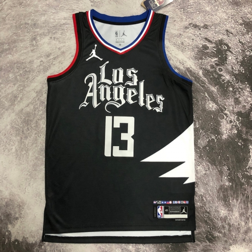 2023 Feiren Limited Version Los Angeles Clippers Black #13 Jersey-311