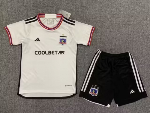 2023/24 Colo-Colo Home White Youth/Kids Soccer Uniform-36/522