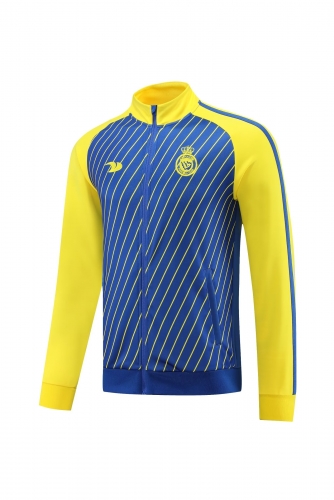 2022/23 Al-Nassr FC Blue & Yellow Soccer Jacket Top-LH