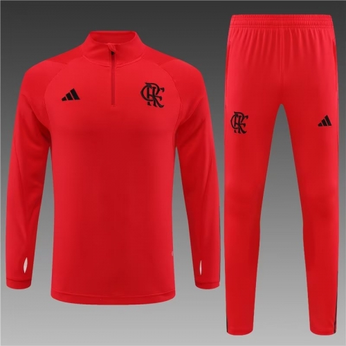 2023/24 Flamengo Red Thailand Tracksuit Uniform-801