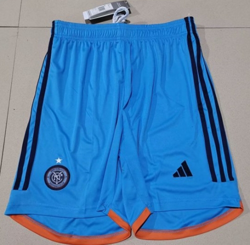 2023/24 New York City Home Blue Thailand Soccer Shorts-315