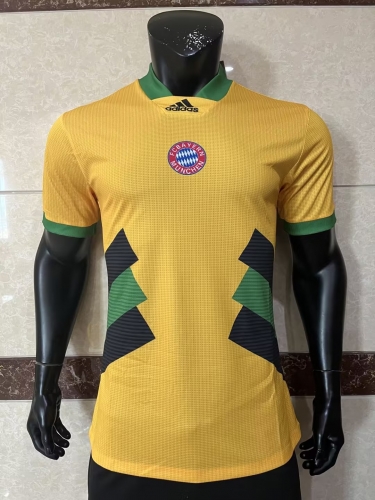 Player Version 2023/24 Bayern München Yellow Thailand Soccer Jersey AAA-308