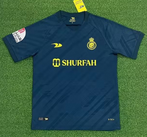 2022/23 Al-Nassr FC Away Black & Blue Thailand Soccer Jersey AAA-PF/320/416