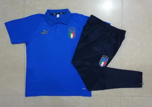 2023/24 Italy Cai Blue Thailand Soccer Polo Uniform-815