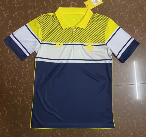 2023/24 Al-Nassr FC Yellow & Blue Thailand Soccer Shirts-1095