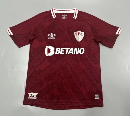 2023/24 Fluminense FC 2nd Away Red Thailand Soccer Jersey AAA-908