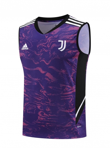 2023/24 Juventus Purple Thailand Soccer Training Jersey Vest-418