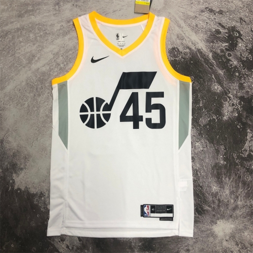 2023 NBA Utah Jazz Home White #45 Jersey-311