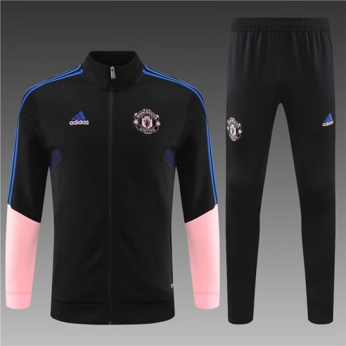 2022/23 Manchester United Black Thailand Soccer Jacket Uniform-801