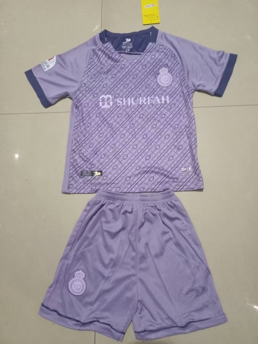 Kids 2022/23 Al-Nassr FC Pink Kids/Youth Soccer Uniform-507/522