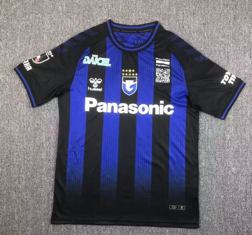 2023/24 Gamba Osaka Home Blue & Black Thailand Soccer Jersey AAA-417