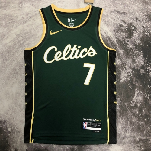 2023 Season City Version Boston Celtics Green NBA #7 Jersey-311