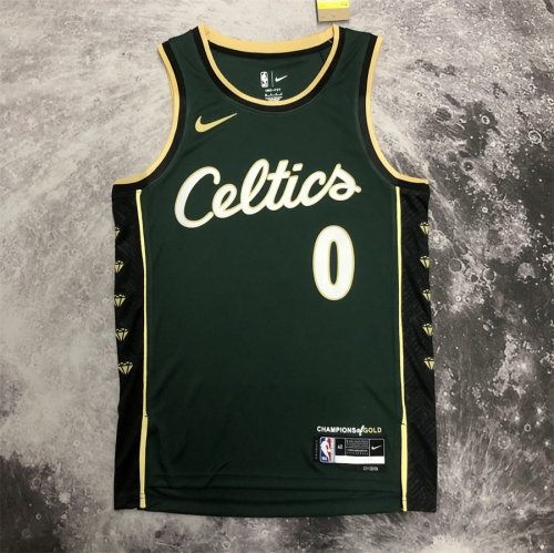 2023 Season City Version Boston Celtics Green NBA #0 Jersey-311