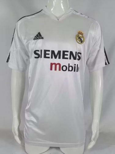 04-05 Retro Version Real Madrid Home White Thailand Soccer Jersey AAA-7T321/410/503