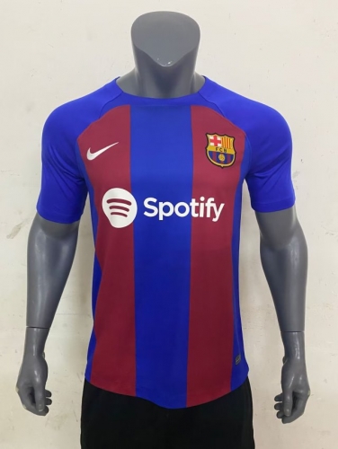 2023/24 Barcelona Home Red & Blue Thailand Soccer Jersey AAA-23/410/416